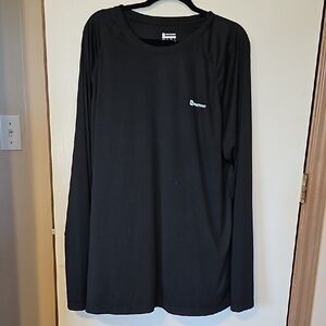 Pretchic 98% with UV block Black Long Sleeve Shirt